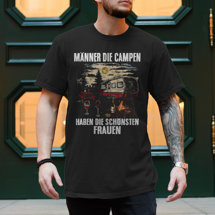Camper T-Shirts "Männer die Campen, haben die schönsten Frauen" 