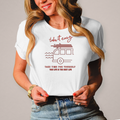 Damen Vanlife T-Shirts: Take It Easy   Take Time For Youself Sehr schönes Damen Vanlife T-Shirt in tollen Farben erhältlich