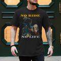 Fahrrad T-Shirts Spruch:  NO RIDE NO LIFE 2