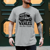 „Vanlife – More than a Lifestyle“ Abenteuer-Shirt! – Vorderansicht