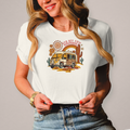 Boho-Vibes & Highway-Träume: Das ultimative Retro „Vanlife“ Damen-Shirt