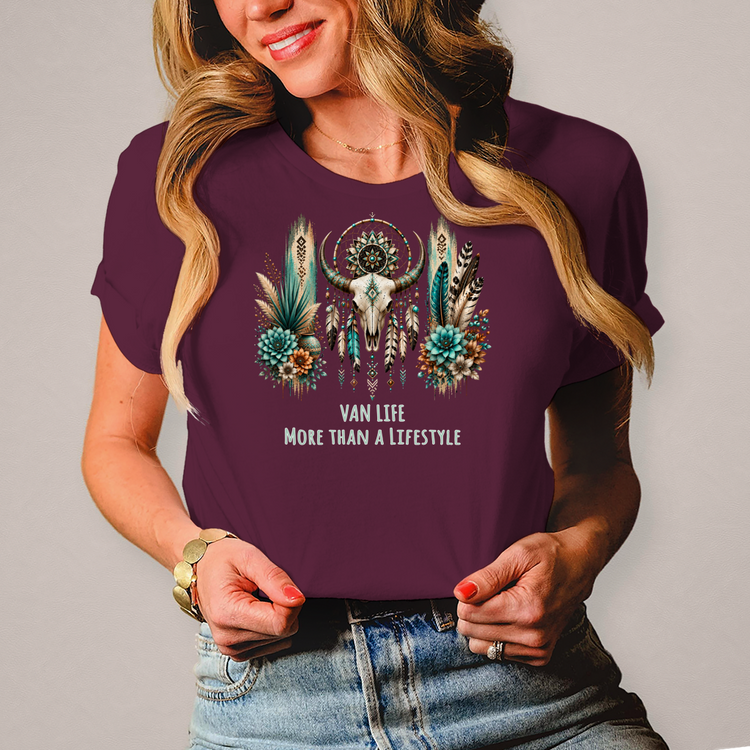 Damen Van Life More Than a Lifestyle – Stylisches Camper T-Shirt