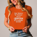 Damen Camper T-Shirt: Kein Mensch ist perfekt – aber als Camperin bist du verdammt nah dran