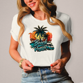 Beach Vanlife – Damen Retro Camping T-Shirt