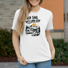 Campershirt Damen T-Shirt Partner Shirt: ER FÄHRT. SIE SAGT, WO’S LANGGEHT.