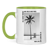 Campertasse zweifarbig Tasse: palme2