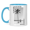 Campertasse zweifarbig Tasse: palme2