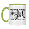 Campertasse zweifarbig Tasse 