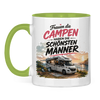 Campertasse zweifarbig Tasse: frauen die campen