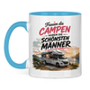 Campertasse zweifarbig Tasse: frauen die campen