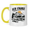 Tasse zweifarbig Partner Shirt Ich Fahre