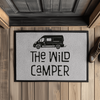 Fußmatte mit Gummirand Van Life: The wild Camper
