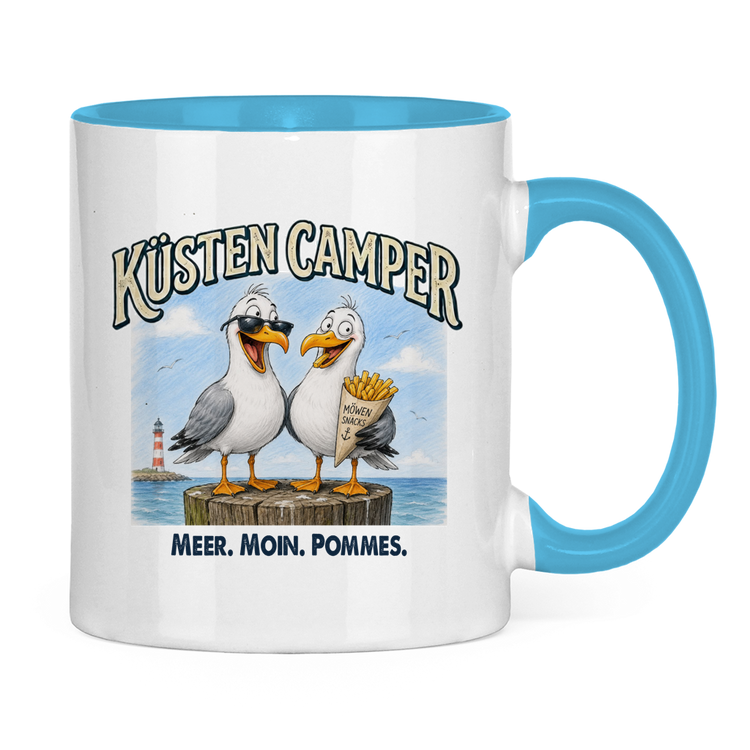 Campertasse „Dat is nur Büschen Wind“ – Rückansicht