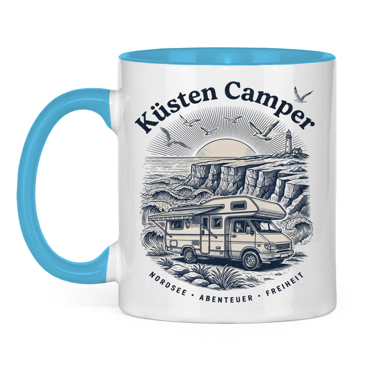 Wohnmobil Tasse mit Spruch - Geschenk Camping Motiv