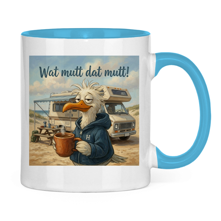 Wohnmobil Tasse mit Spruch - Geschenk Camping Motiv