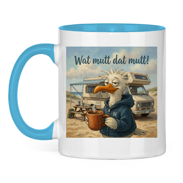 Wohnmobil Tasse mit Spruch - Geschenk Camping Motiv