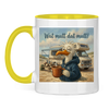 Wohnmobil Tasse mit Spruch - Geschenk Camping Motiv wat mut