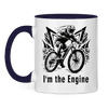 Campertasse zweifarbig Tasse: I´m thr Energien