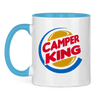 Campertasse zweifarbig Tasse: Camper King