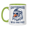 Campertasse zweifarbig Tasse: Wild and Free