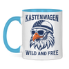 Campertasse zweifarbig Tasse: Wild and Free