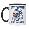 Campertasse zweifarbig Tasse: Wild and Free