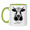 Campertasse zweifarbig Tasse: Allgäu