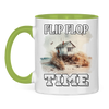 Campertasse zweifarbig Tasse: Flip Flopp Time