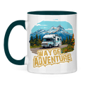 Tasse zweifarbig Tasse: Way To Adventure