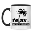 Tasse zweifarbig Tasse Relax Van Life is a Good Life