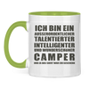 Campertasse zweifarbig Tasse: Wunder schöner Camper