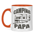 Tasse zweifarbig Tasse: Camping Papa