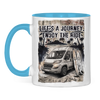 Campertasse zweifarbig Tasse: Life's a journey, enjoy the ride