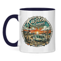 Tasse zweifarbig Tasse: Küstencamper