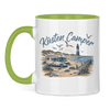 Campertasse zweifarbig Tasse:  Küstencamper 4