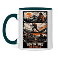 Tasse zweifarbig Tasse: Adventure on Wheels