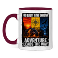 Tasse zweifarbig Tasse: Adventure Leads The Way