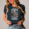 Damen Camper Shirt: „Nicht alle Hexen fliegen auf einem Besen manche fahren Wohnmobil“