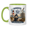 Campertasse zweifarbig Küstencamper: Nordisch Wild und Frei