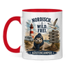 Campertasse zweifarbig Küstencamper: Nordisch Wild und Frei