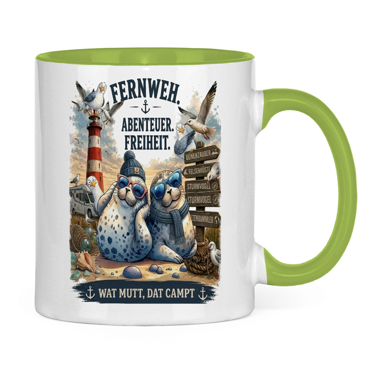 Campertasse „Küsten Camper“ – Rückansicht
