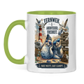 Tasse zweifarbig Küsten Camper Shirt Fernweh Abenteuer Freiheit