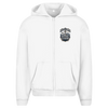 Camper Hoodie „Küsten Camper – Beyond The Storm“ – Camping Pullover mit beidseitigem Druck