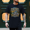 Camper Shirt „Echte Kerle ziehen Wohnwagen“ – Vorderansicht