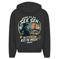 Küstencamper Hoodie „Wenn ich die See seh“ mit Rückendruck