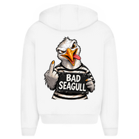 Küstencamper Hoodie „Bad Seagull“ mit Rückendruck