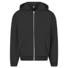 Küstencamper Hoodie „Meer im Blut. Sturm im Herzen.“ in Schwarz – Vorderansicht ohne Motiv