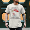 Camper-T-Shirt: "Reicht mir den Thron Der König will Campen"