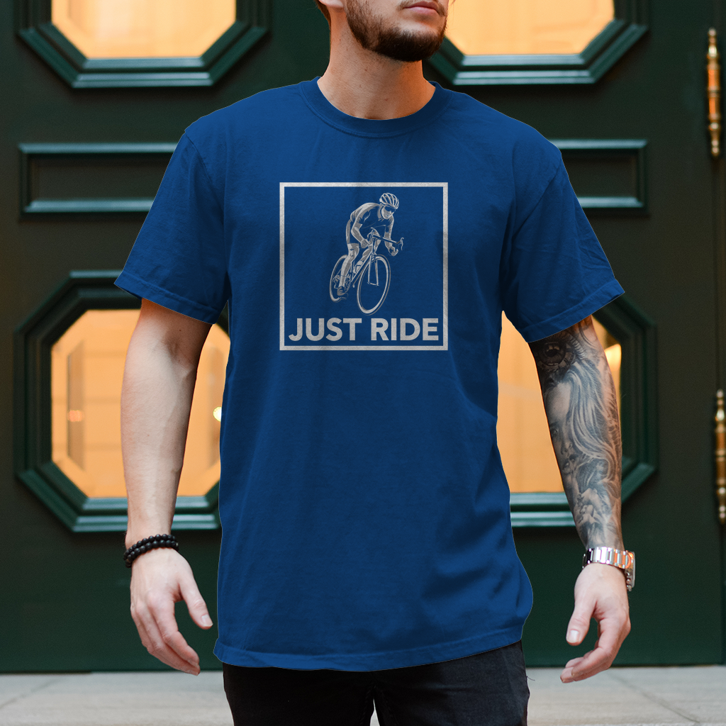 shirt rennrad Fahrrad T-Shirts: "Just Ride" Rennrad – Campershirtshop