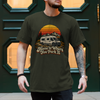 Van Life T-Shirt „Home Is Where You Park It“ – Van & Berge – Khaki, Vorderansicht